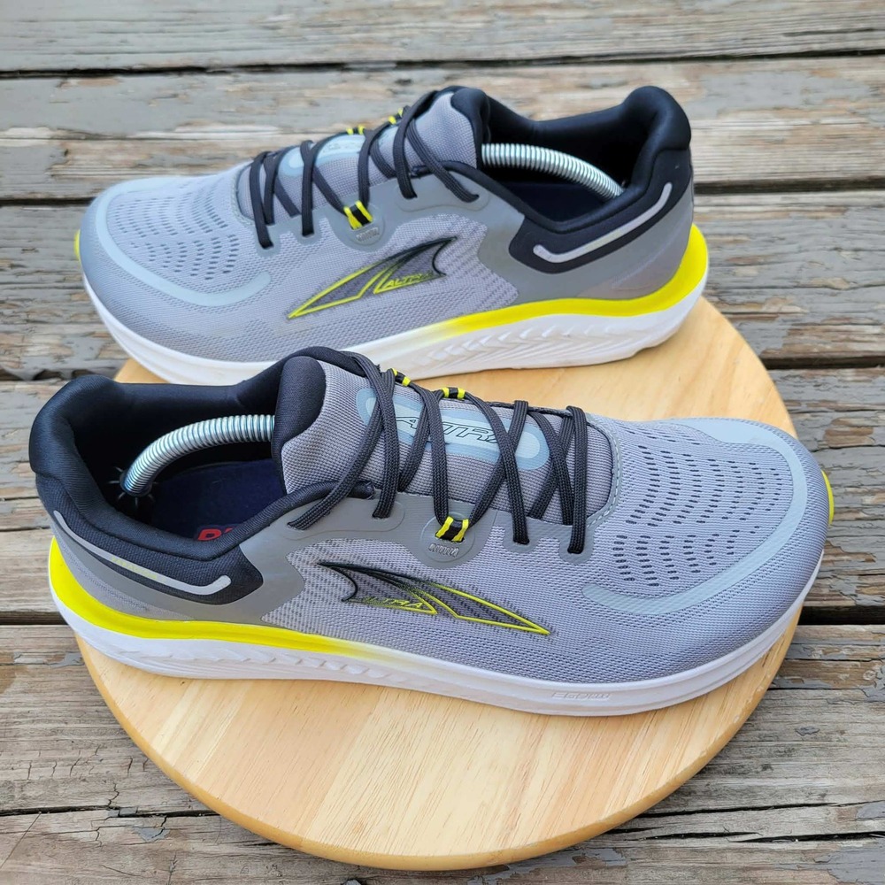 Altra Paradigm 7 Running Shoes Mens 11 US Gray Yellow AL0A82C5232 Foot Shape